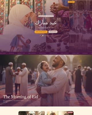 Eid Business Booking Website Template
