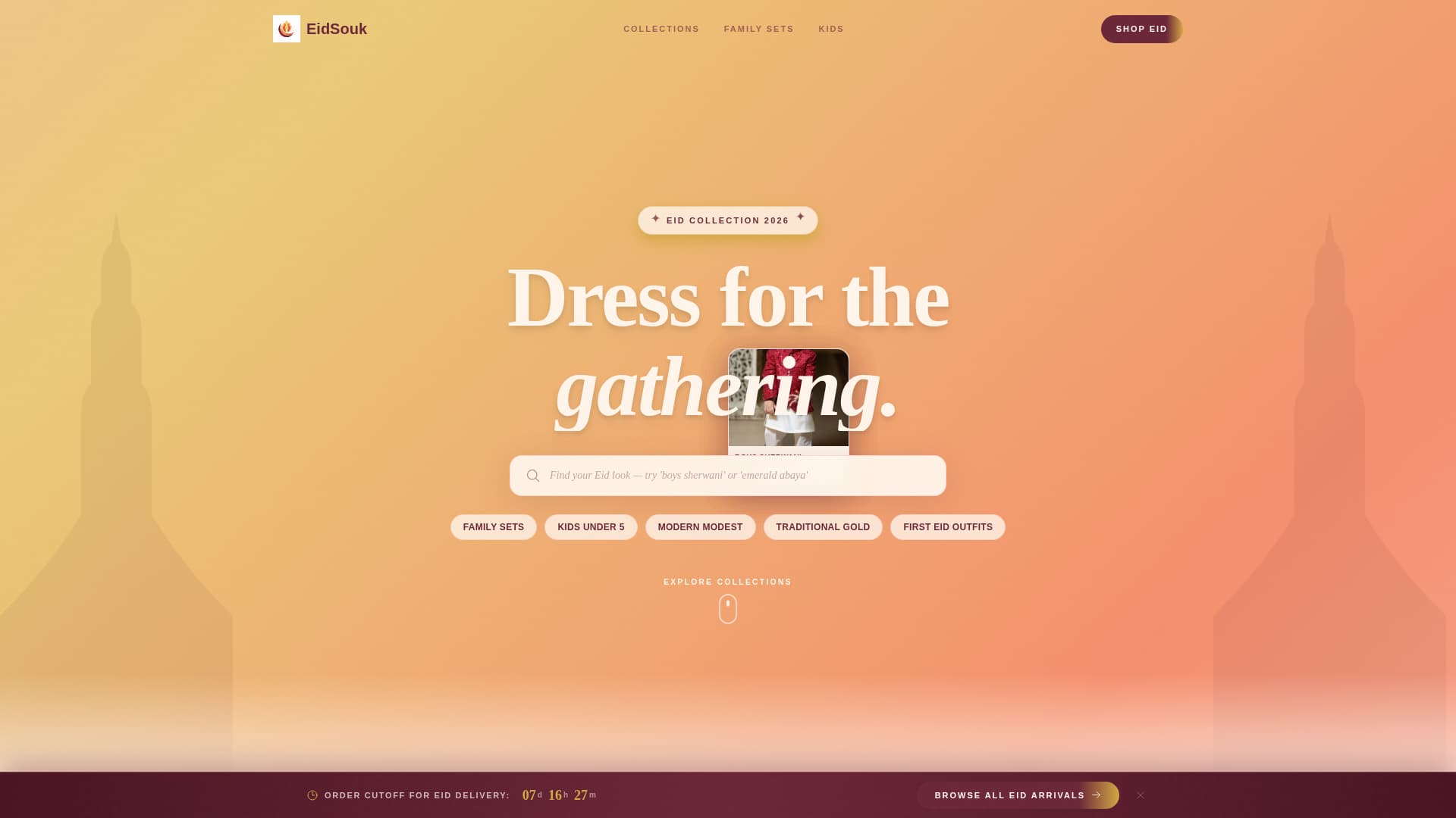 Eid Business Blog Website Template
