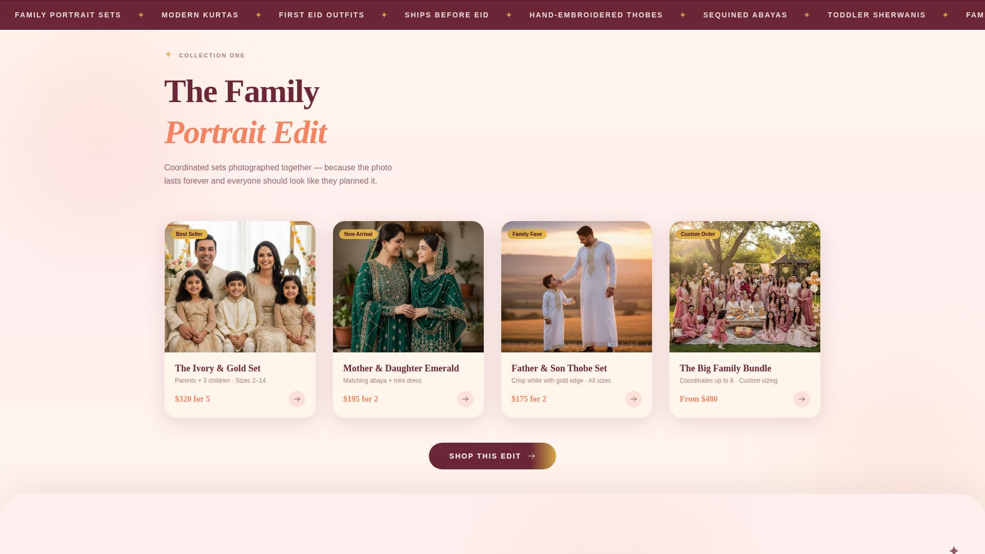 Eid Business Blog Website Template