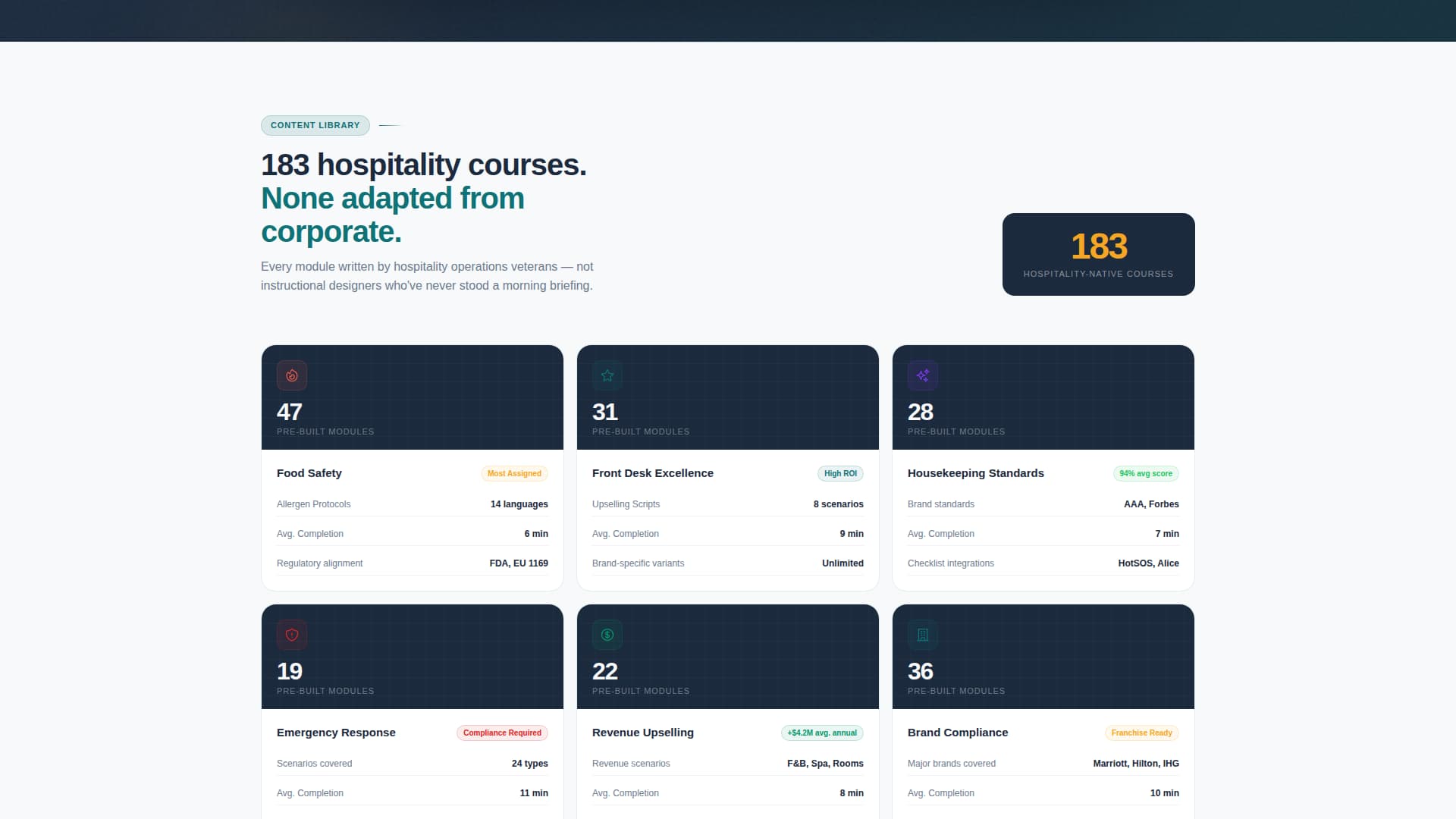 Certify - Powerful Hospitality Landing Page Template