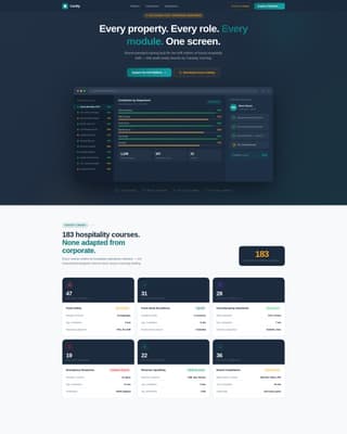 Certify - Powerful Hospitality Landing Page Template