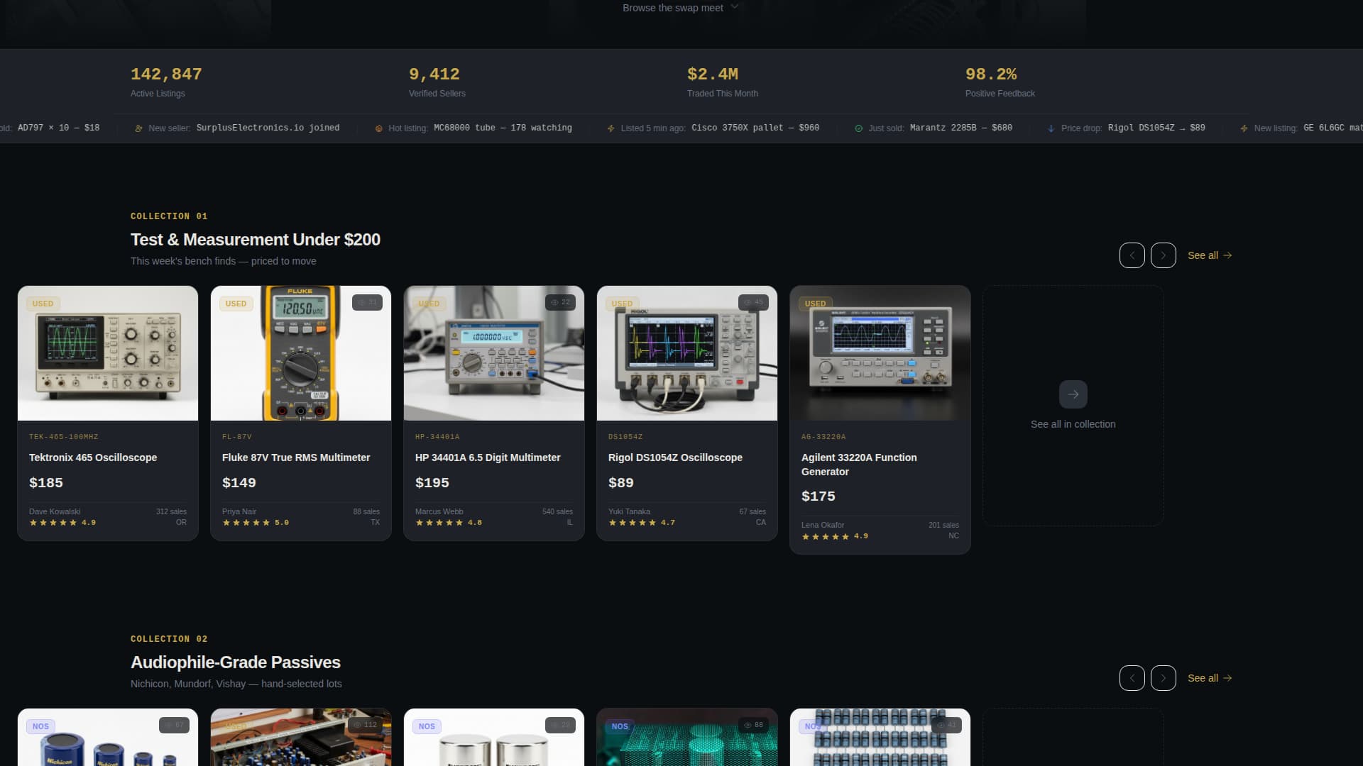 Electronics E-Commerce Professional Website Template
