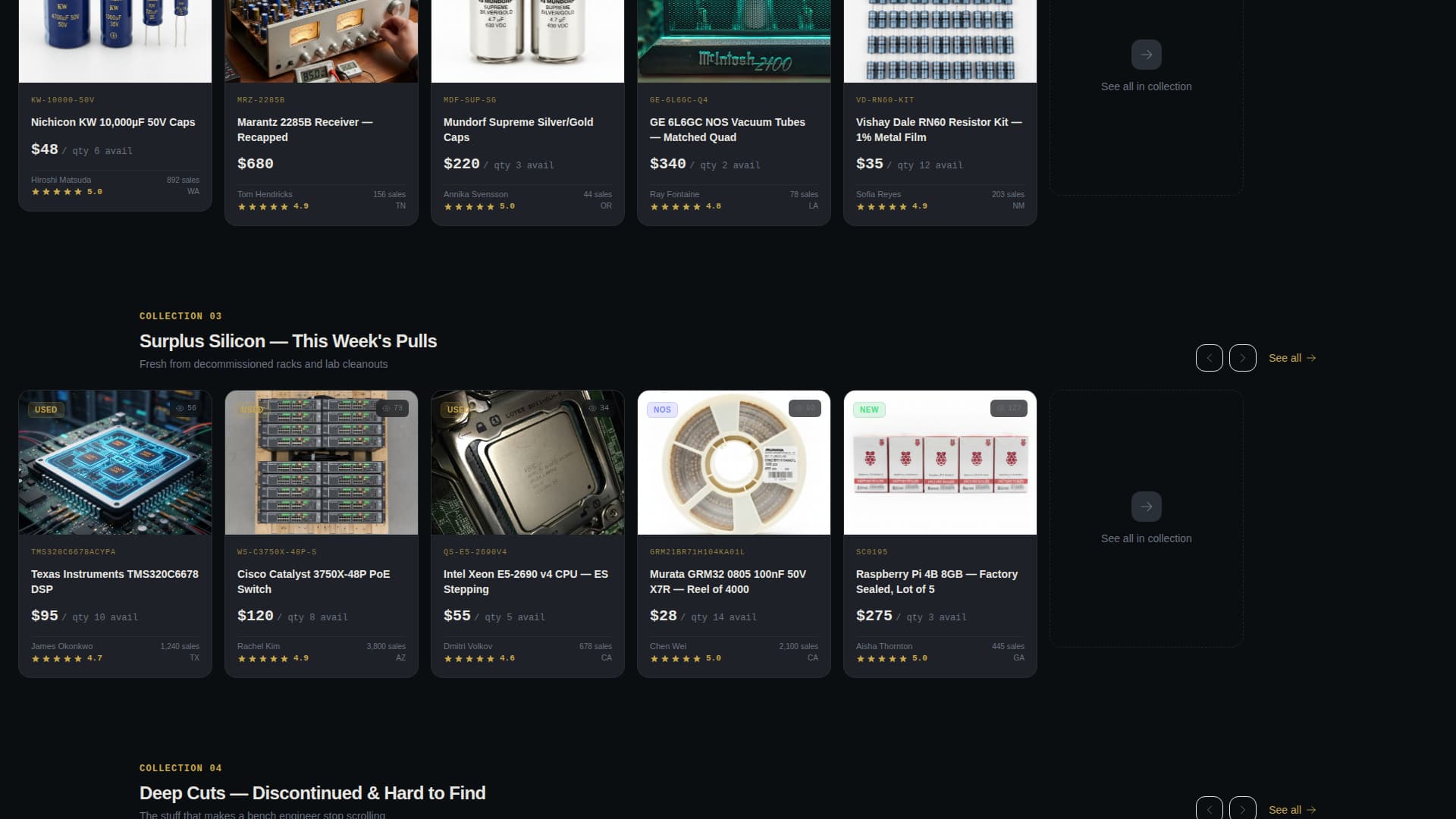 Electronics E-Commerce Professional Website Template