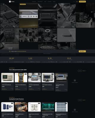 Electronics E-Commerce Professional Website Template