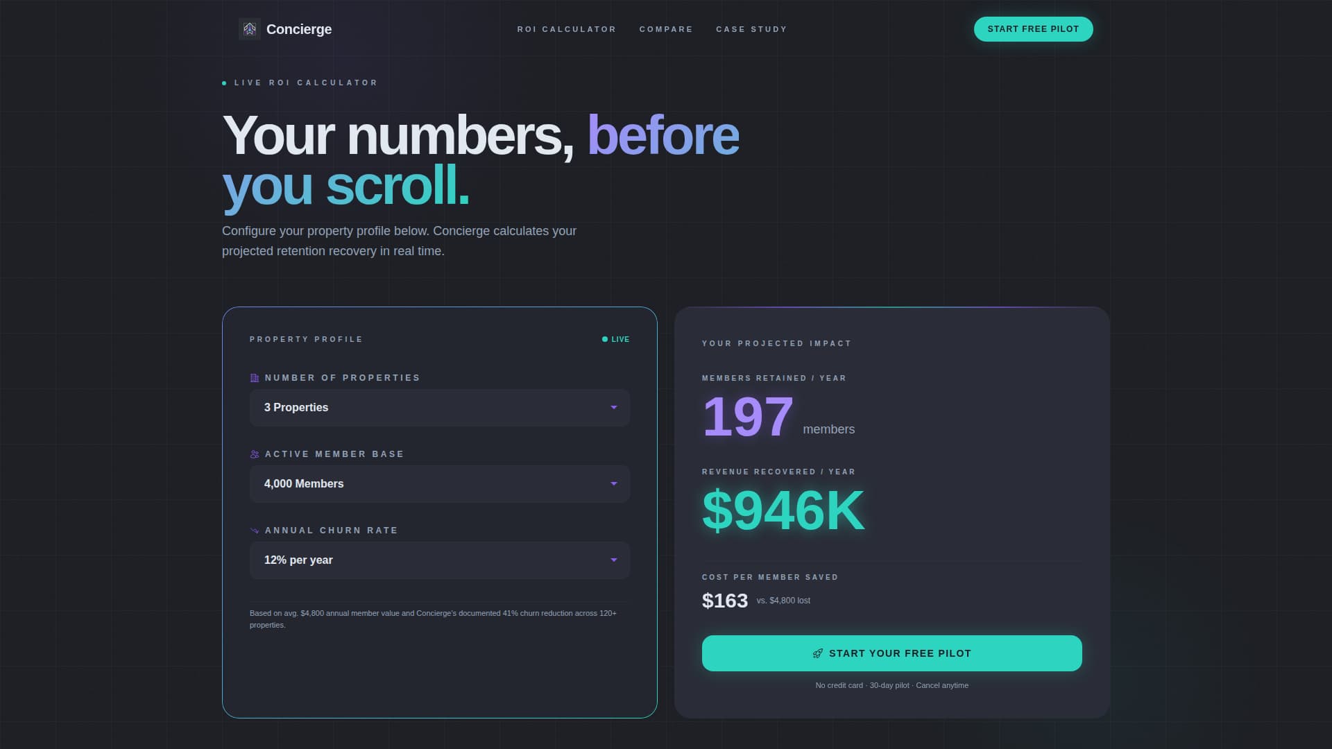 Concierge - Intelligent Hospitality Landing Page Template