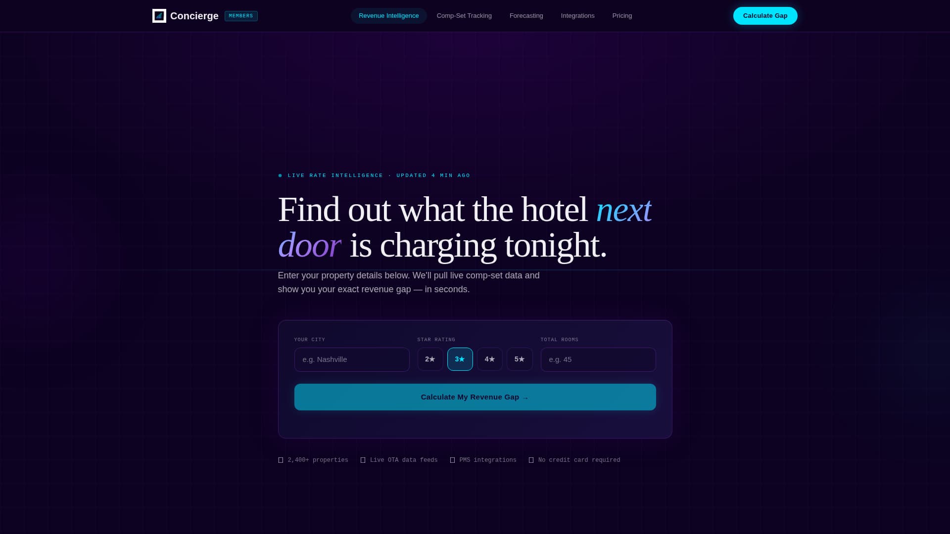 Artisan — Smart Hospitality Landing Page Template