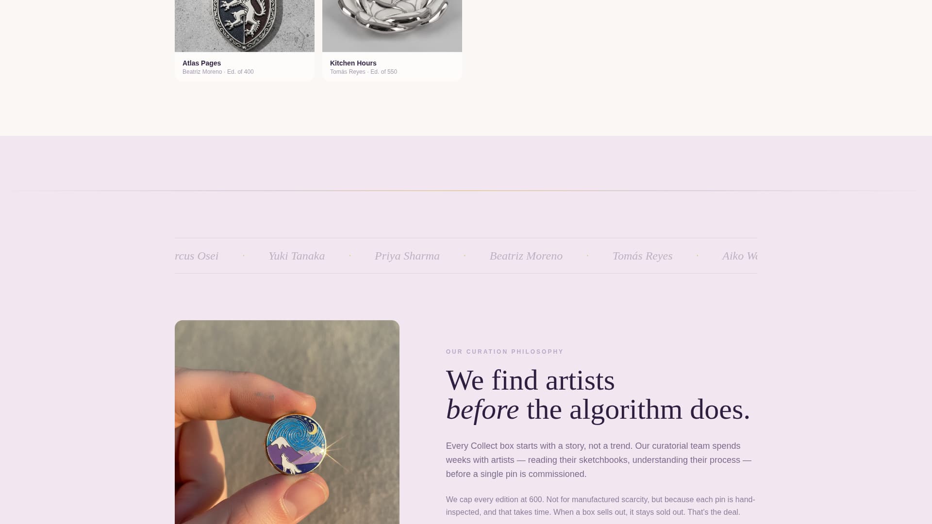 Enamel Pins & Lapel Pins Store Directory Website Template