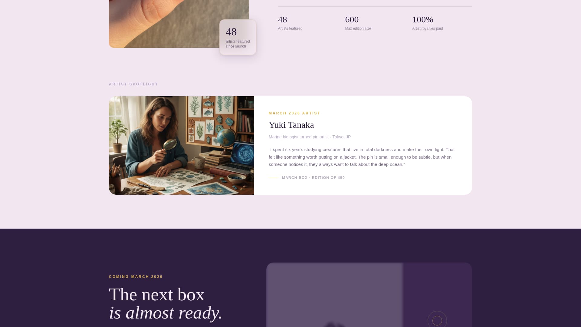 Enamel Pins & Lapel Pins Store Directory Website Template