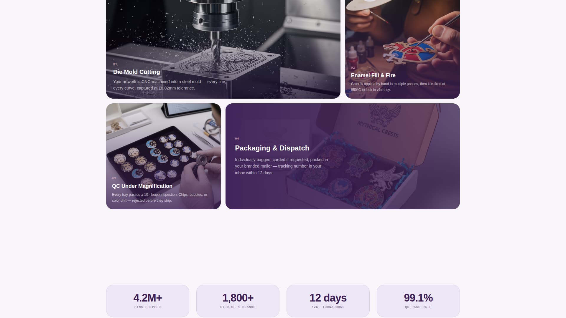 Enamel Pins & Lapel Pins Store Professional Website Template