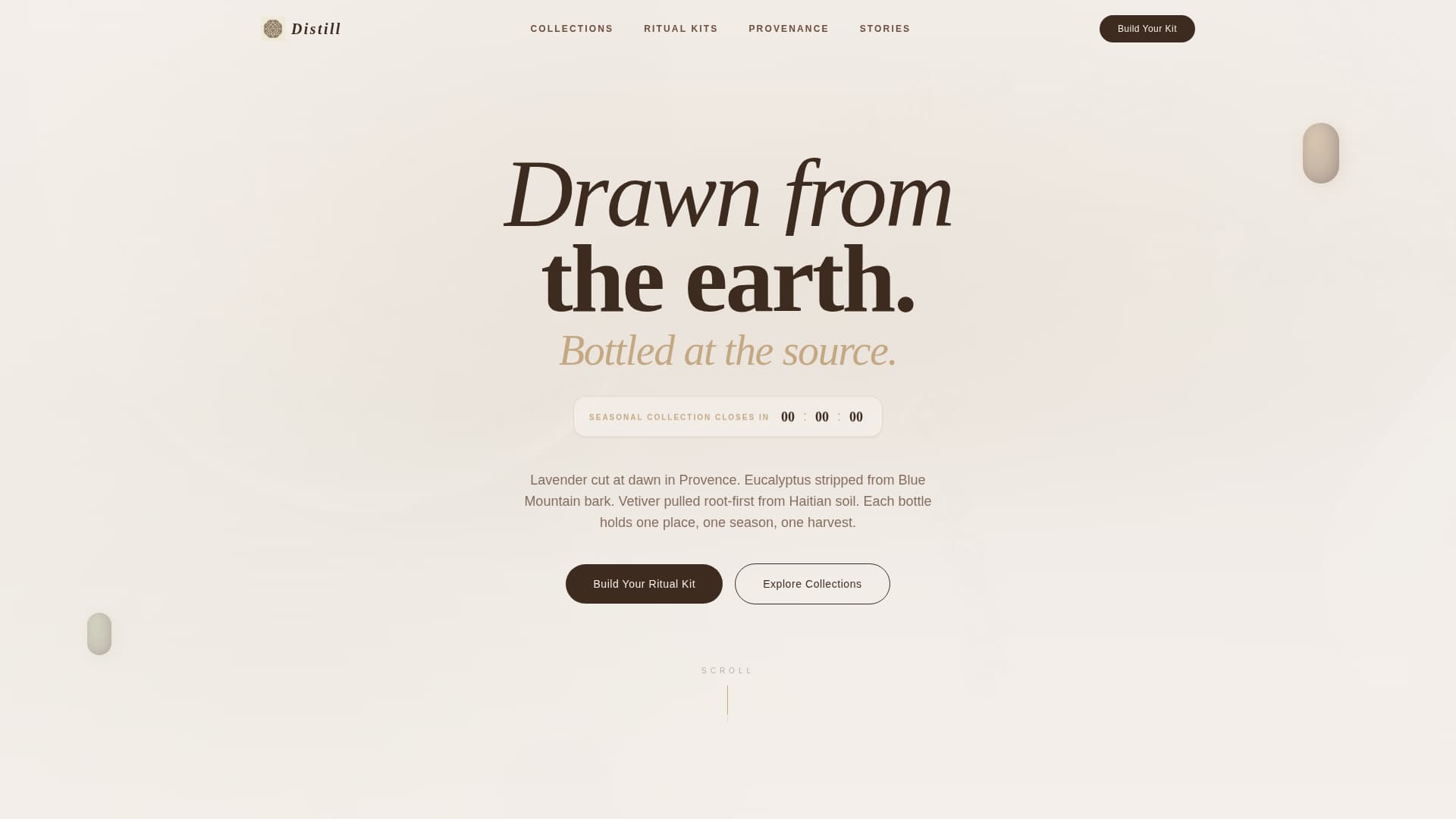 Essential Oils & Diffusers Store Professional Website Template