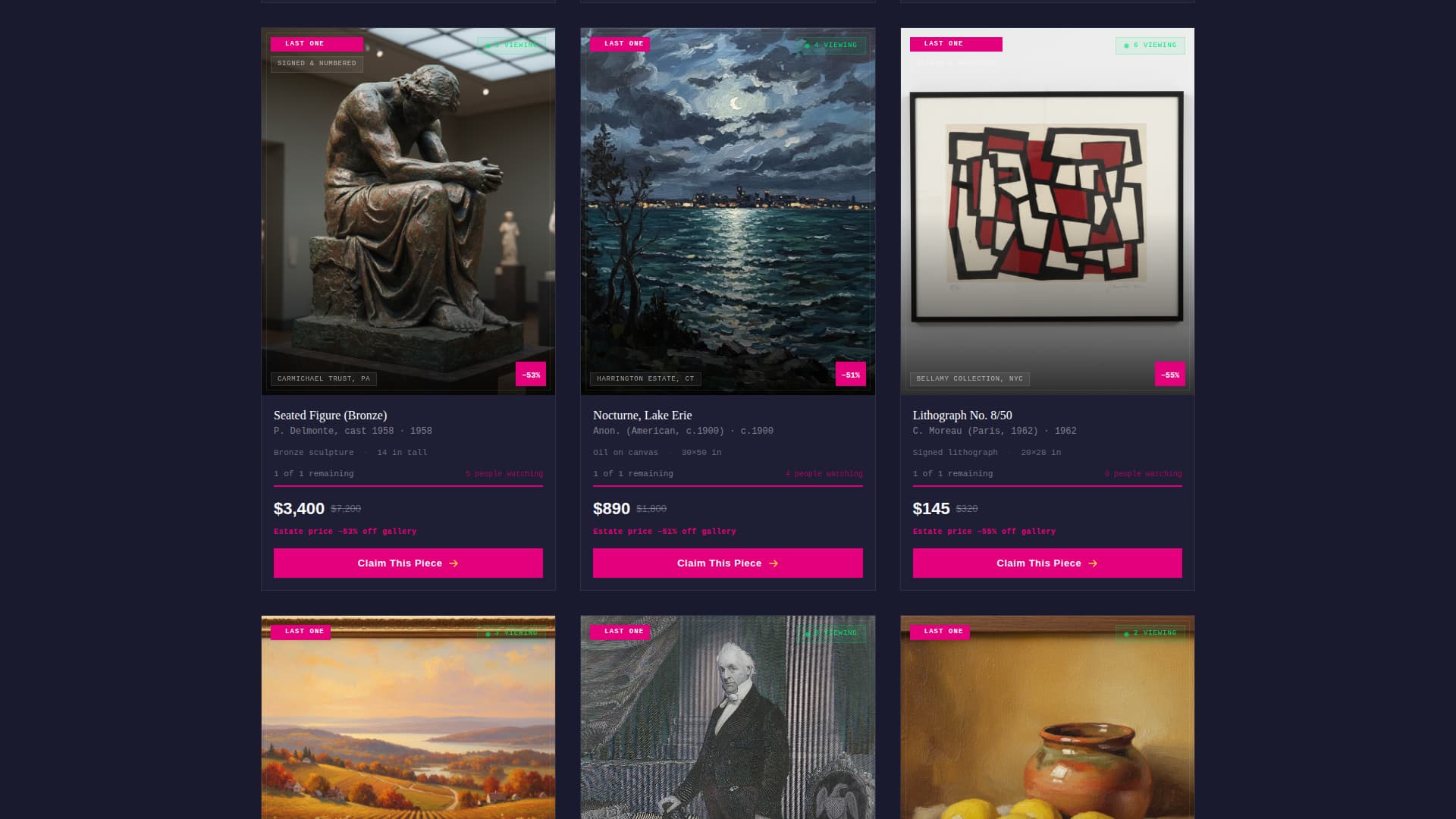 Catalog - Urgent Estateart Landing Page Template