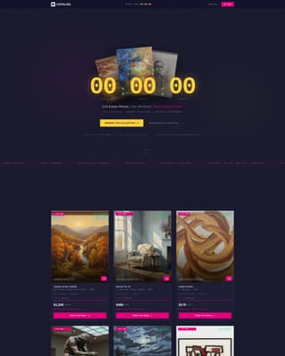 Catalog - Urgent Estateart Landing Page Template