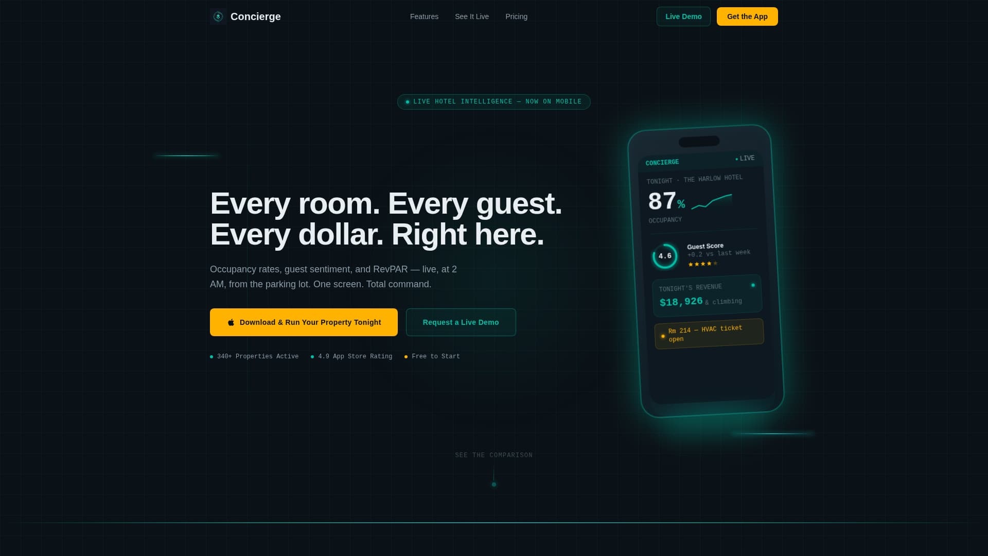 Haven — Premier Hospitality Landing Page Template