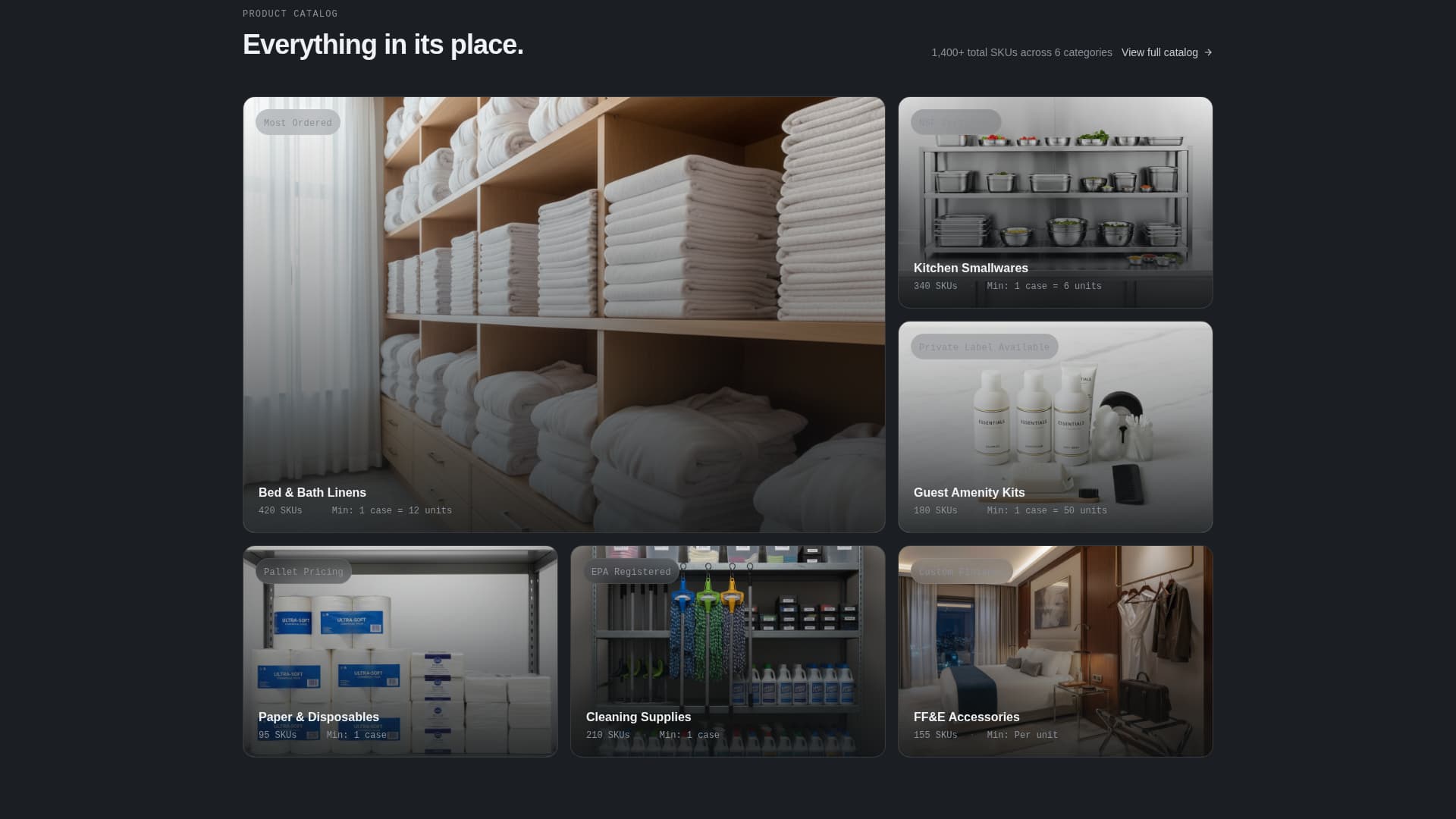 Stockroom - High-Impact Hospitality Landing Page Template