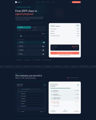 Quoteflow - Powerful Hospitality Landing Page Template