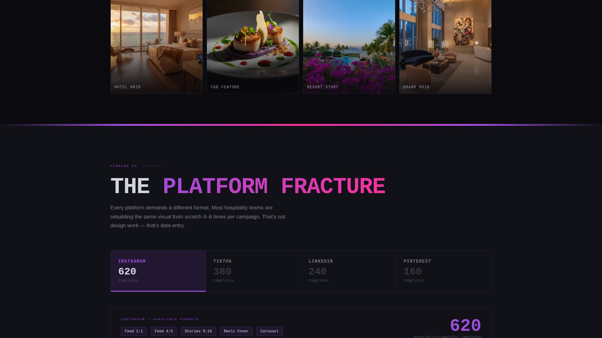 Curate - Powerful Hospitality Landing Page Template
