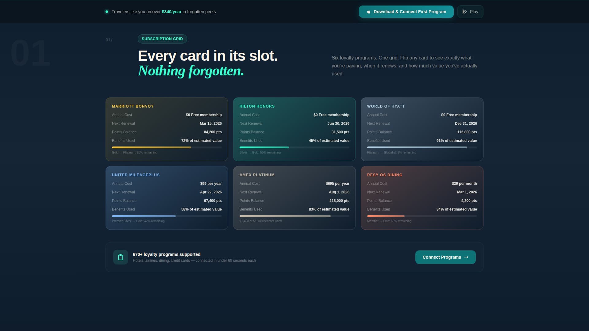 Concierge - Seamless Loyalty Landing Page Template