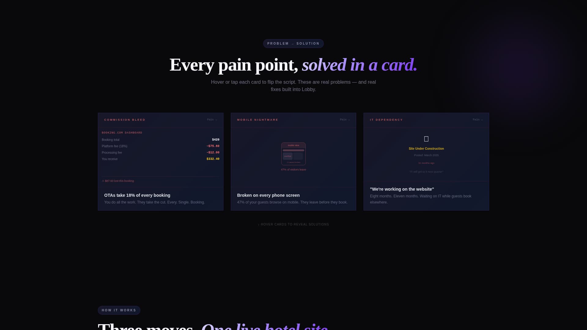 Lobby - Powerful Hospitality Landing Page Template