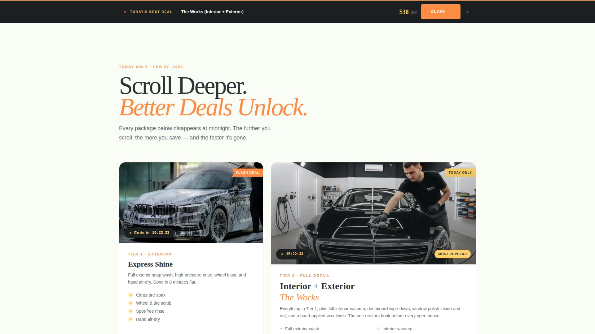 Family-Owned Business Specialist Booking Website Template