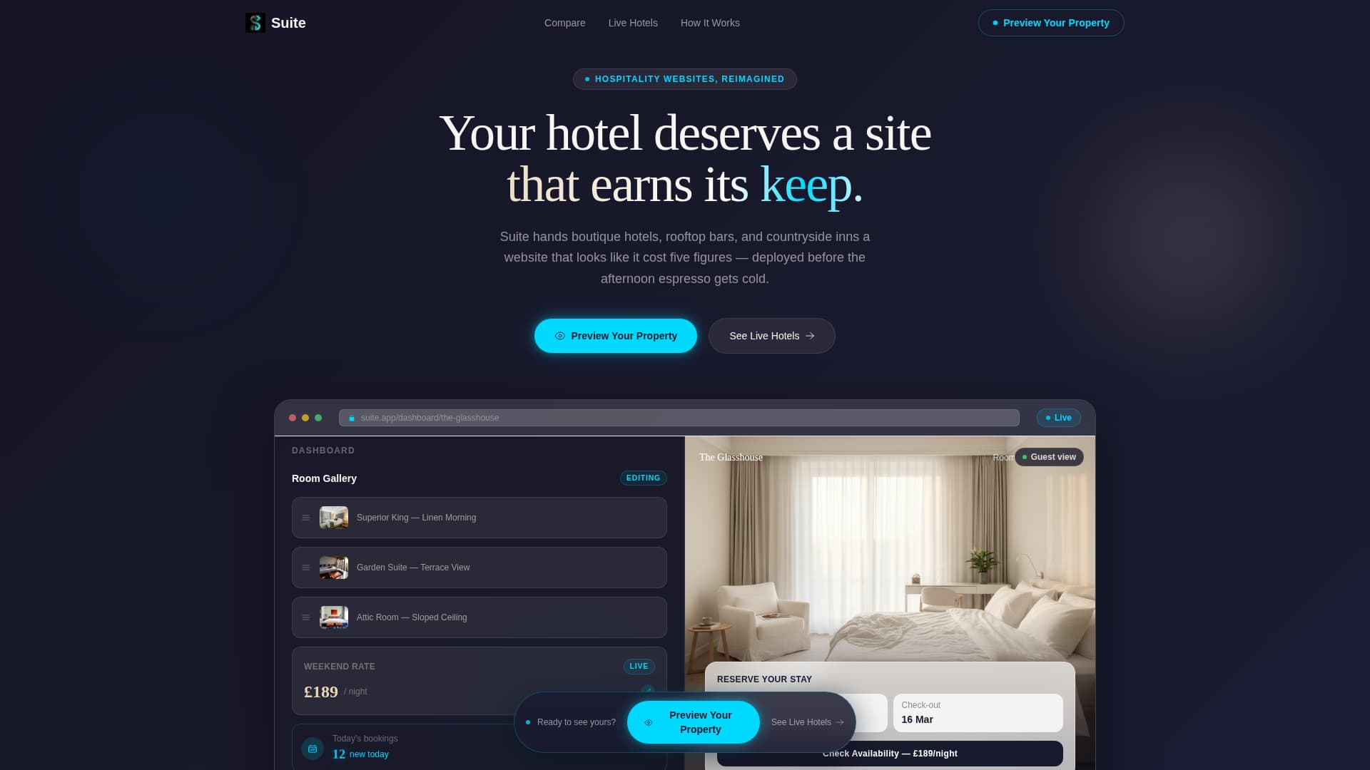 Elegance — Refined Luxury Landing Page Template