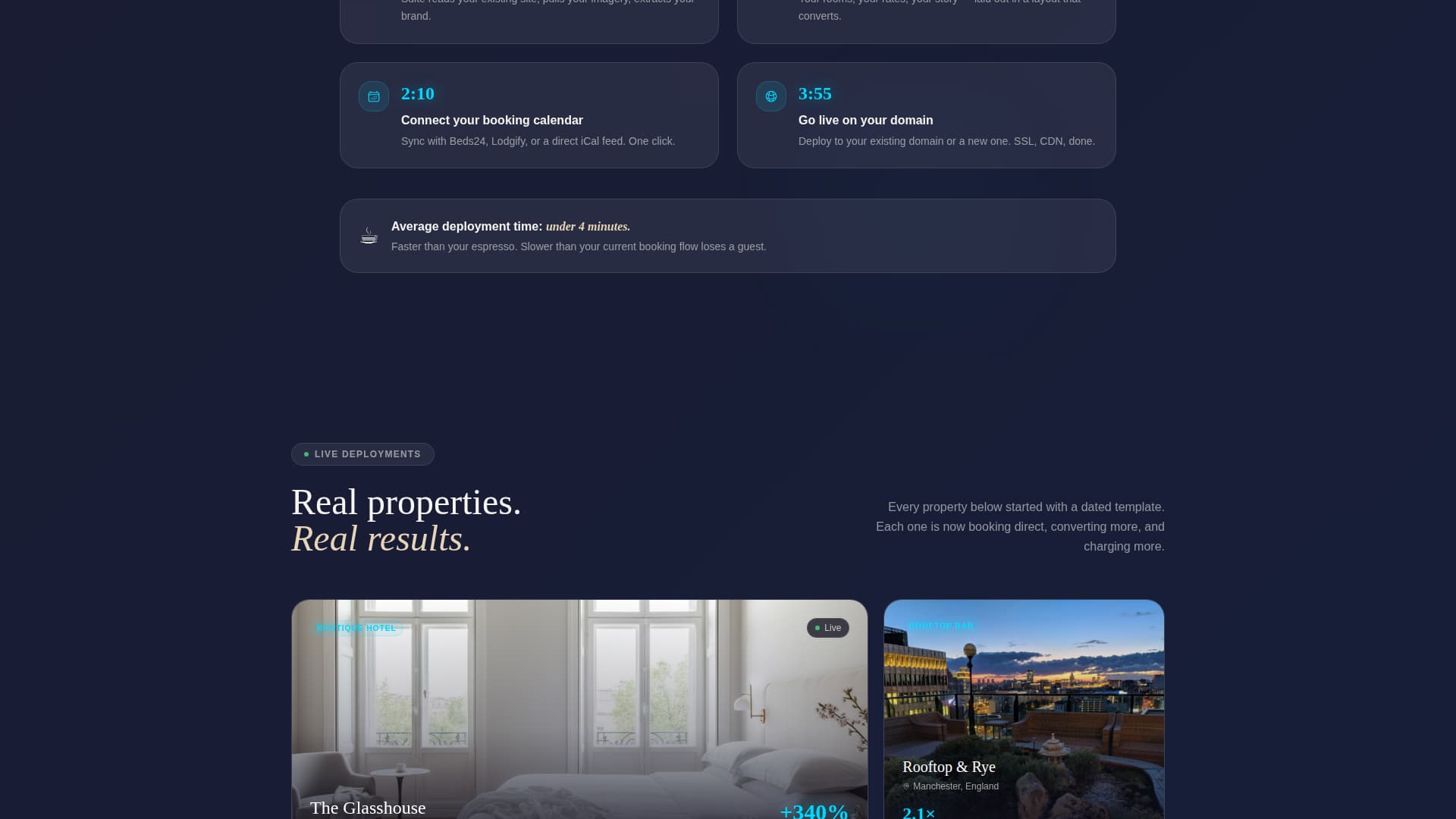 Elegance — Refined Luxury Landing Page Template