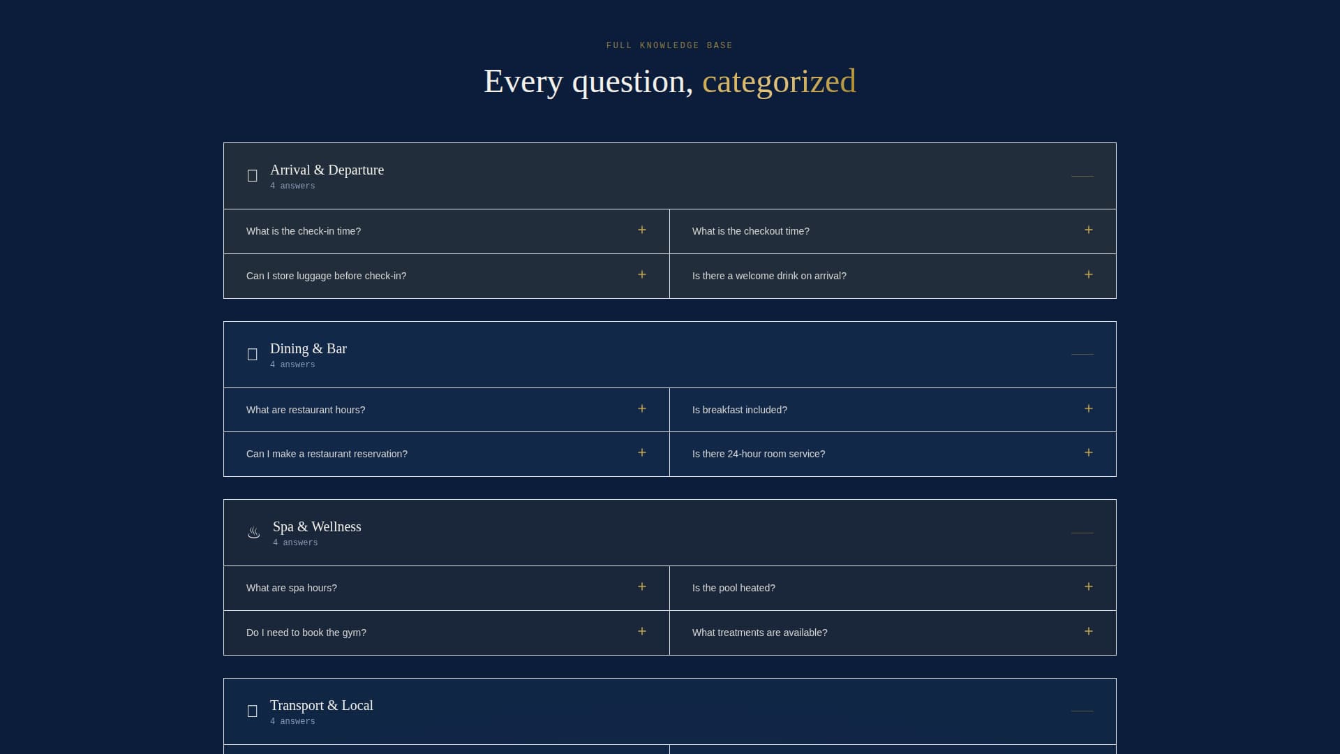 Concierge - Intelligent Hotel Landing Page Template
