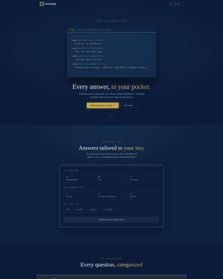 Hotel Interactive FAQ & Personalized Stay Calculator Website Template