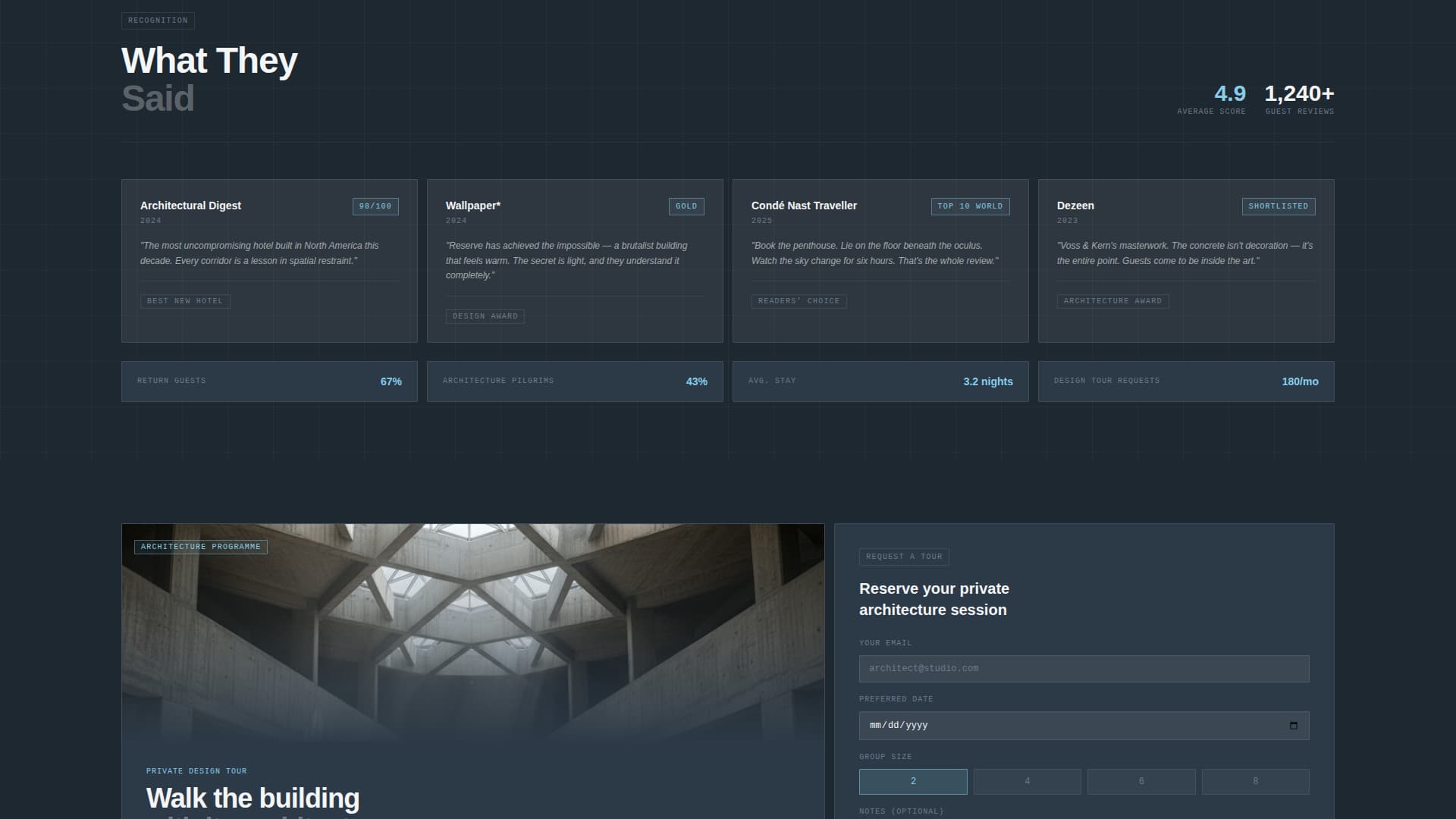 Hotel - Modern & Landing Page Template