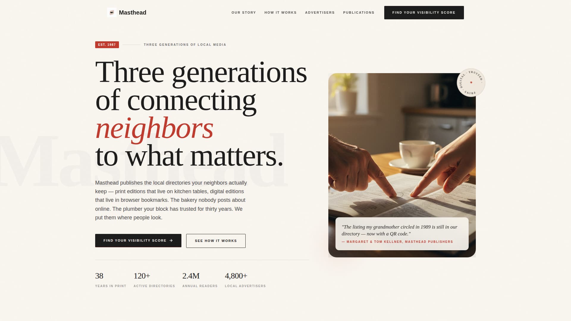 Family-Owned Business Directory Website Template