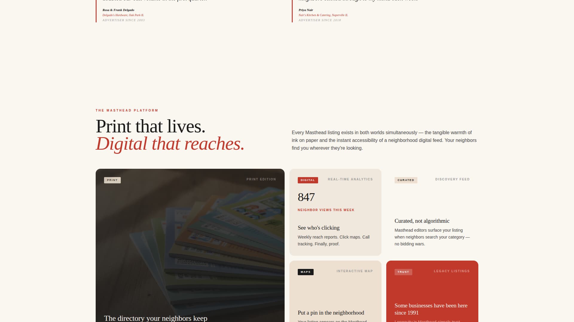 Family-Owned Business Directory Website Template