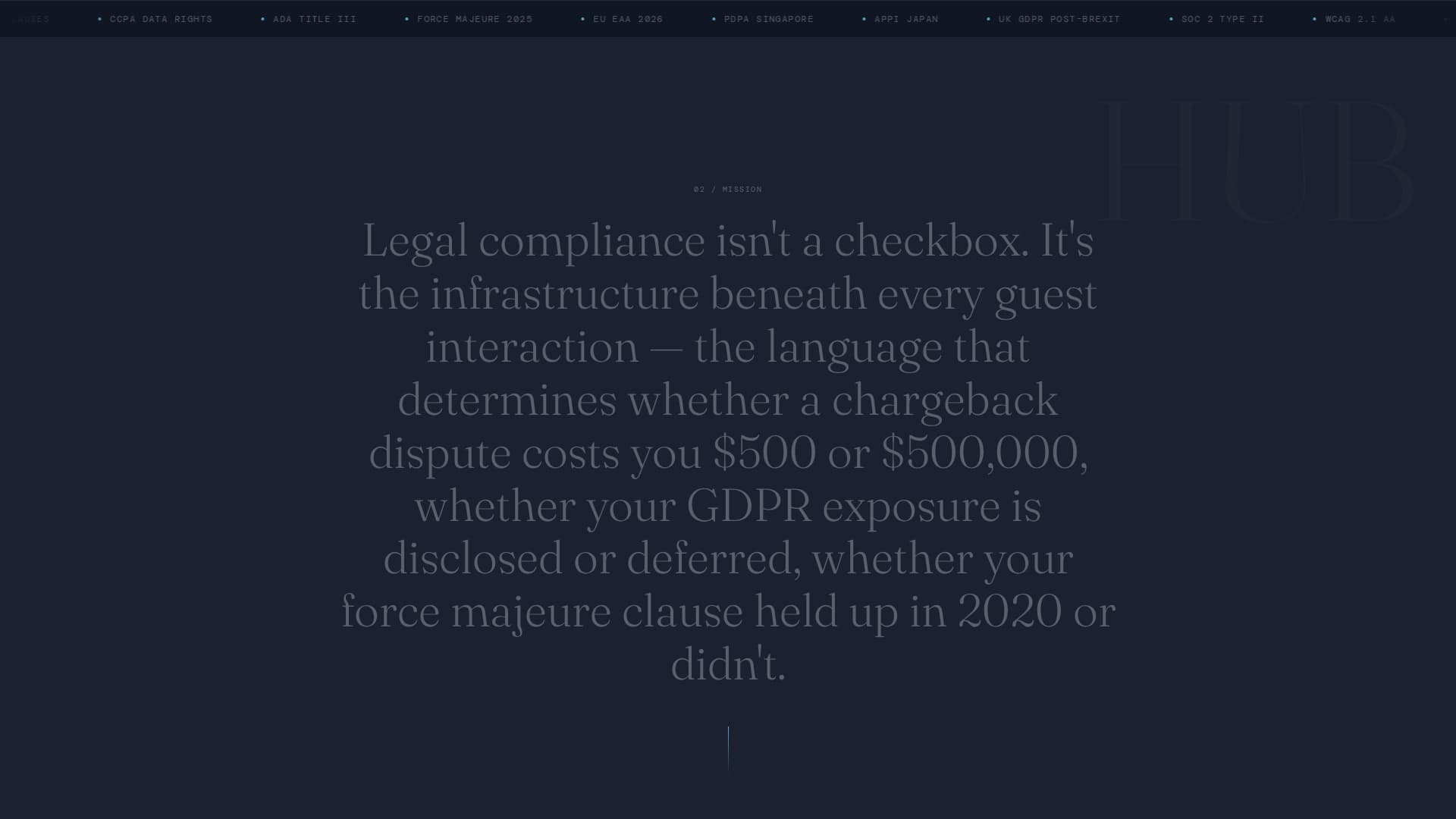 Clause - Authoritative Hospitality Landing Page Template