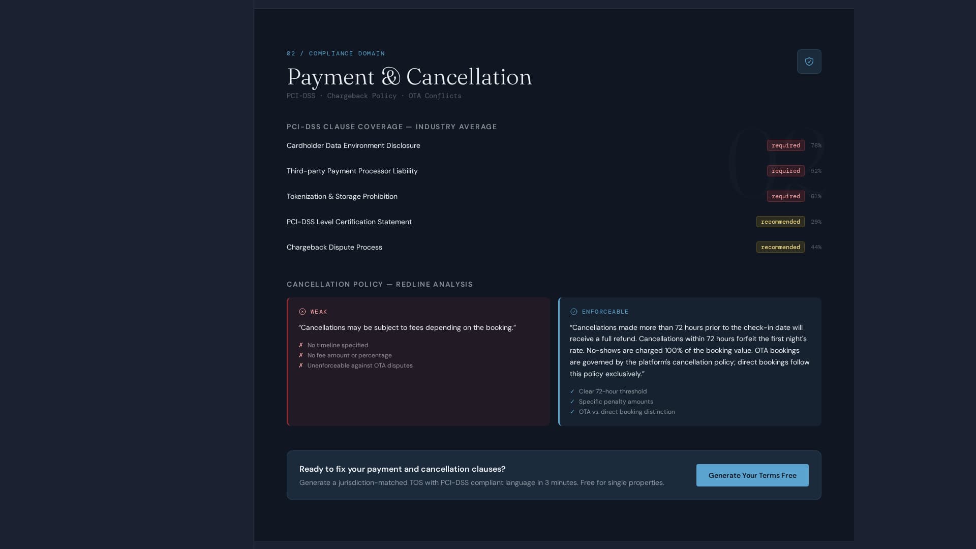 Clause - Authoritative Hospitality Landing Page Template