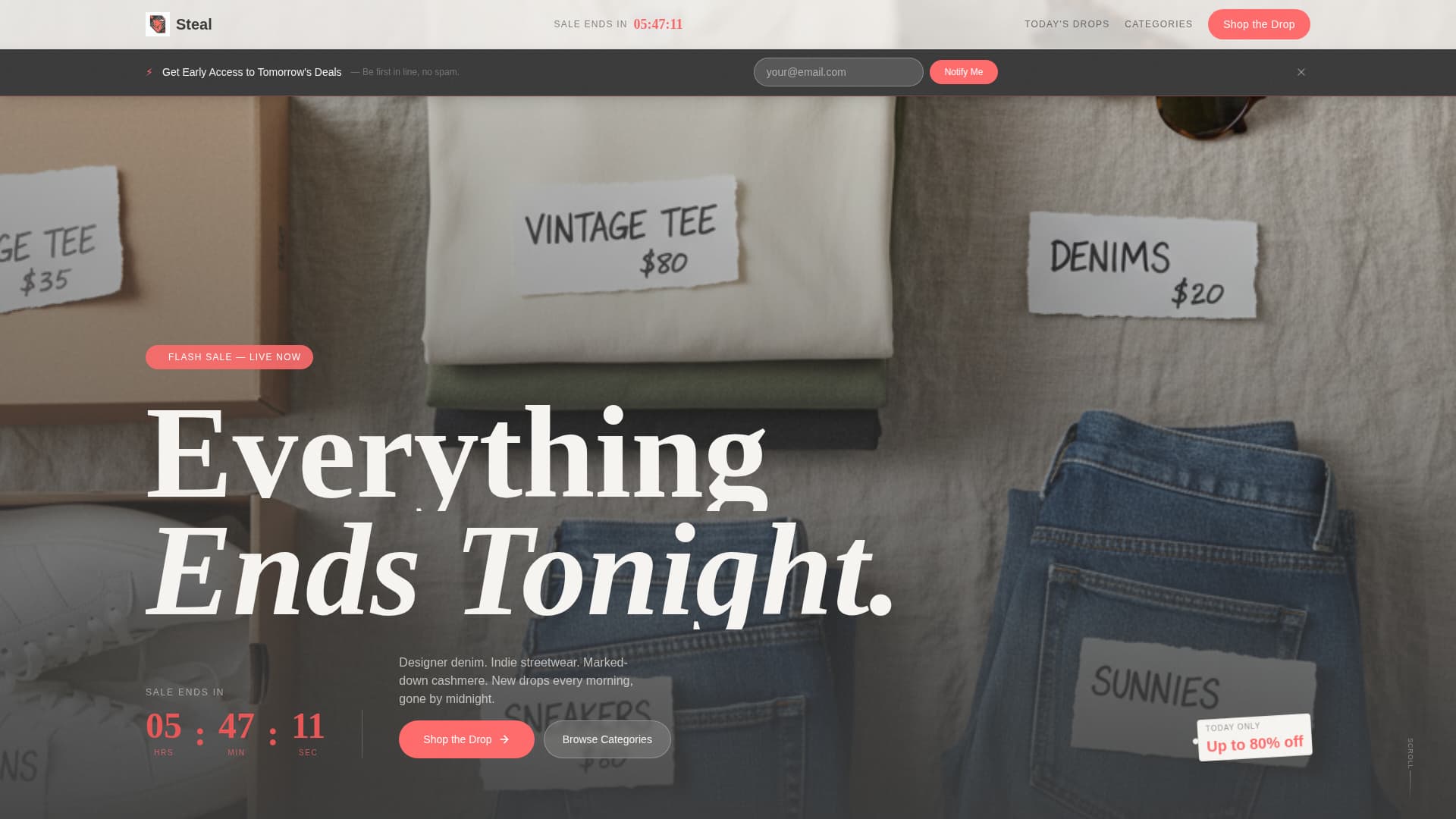 Fashion E-Commerce Blog Website Template