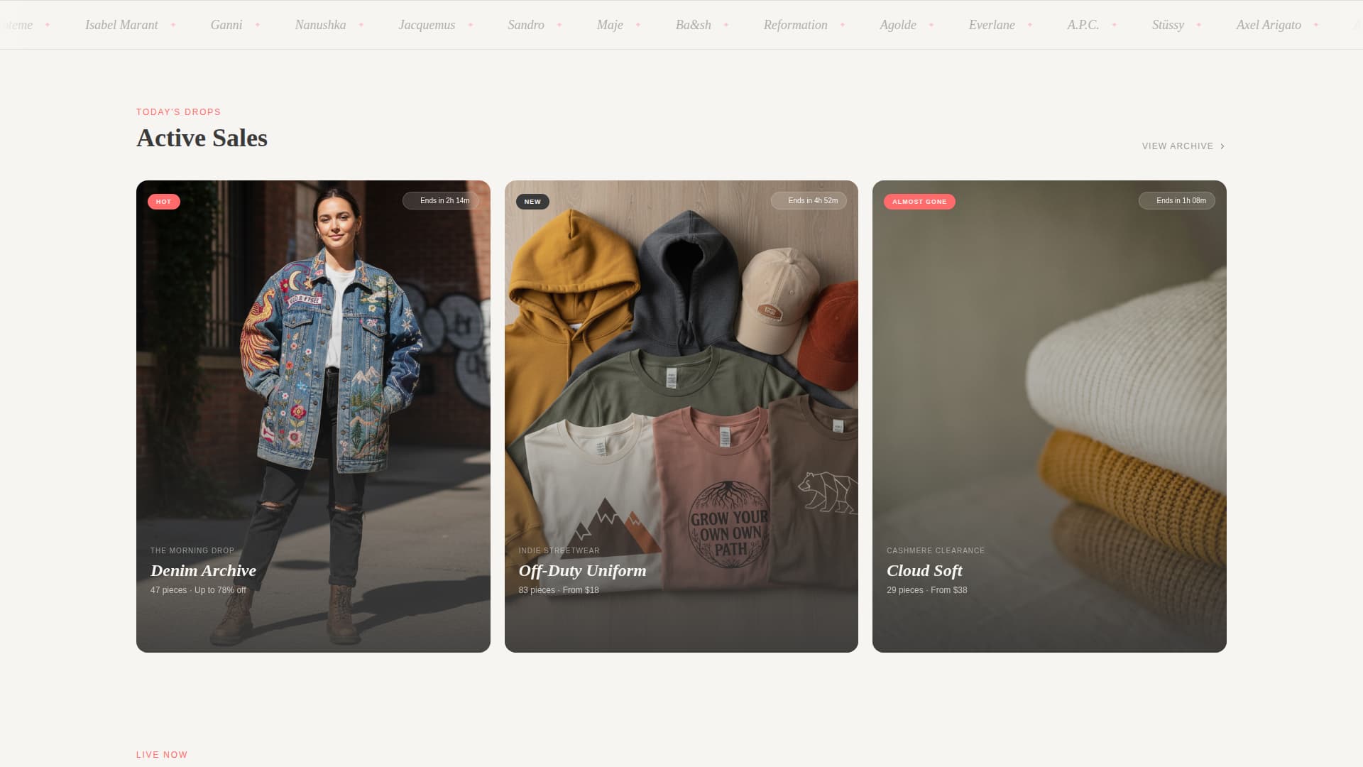 Fashion E-Commerce Blog Website Template