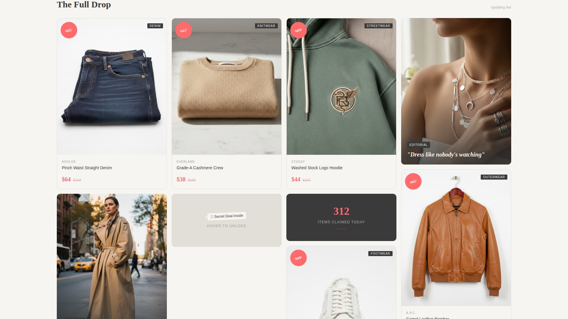 Fashion E-Commerce Blog Website Template
