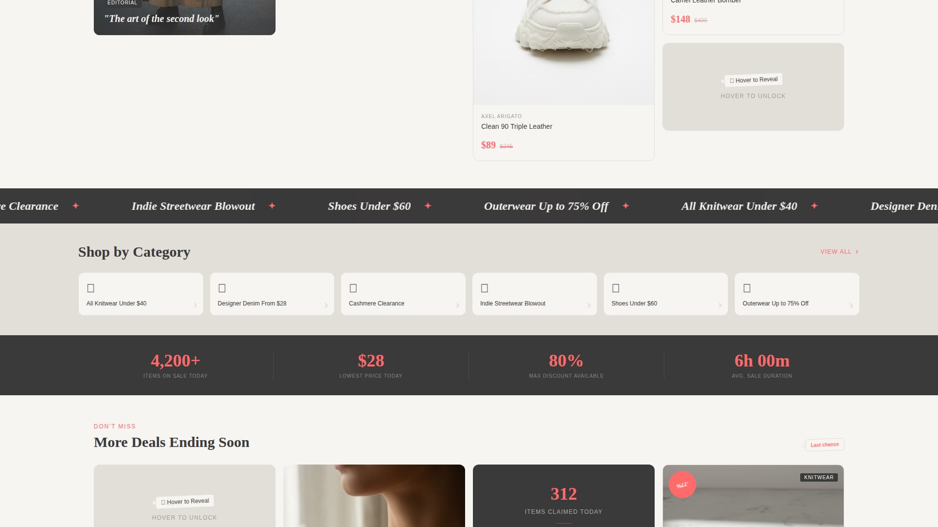 Fashion E-Commerce Blog Website Template