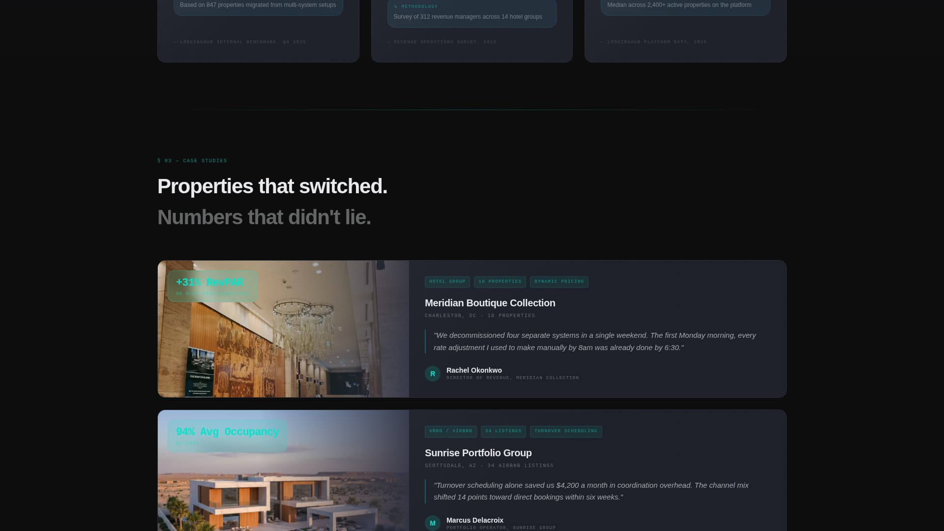 Lodging - Powerful Hotel Rental Landing Page Template