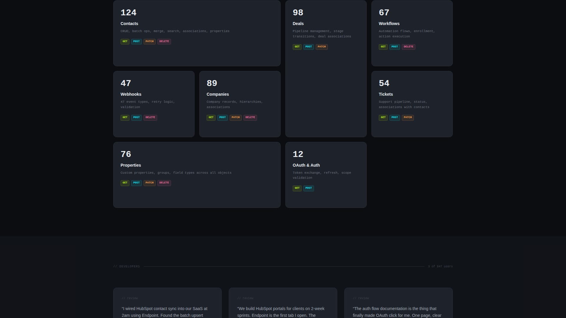 Gateway — API Integration Landing Page Template