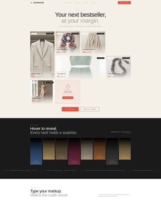 Fashion E-Commerce Specialist Pricing Website Template