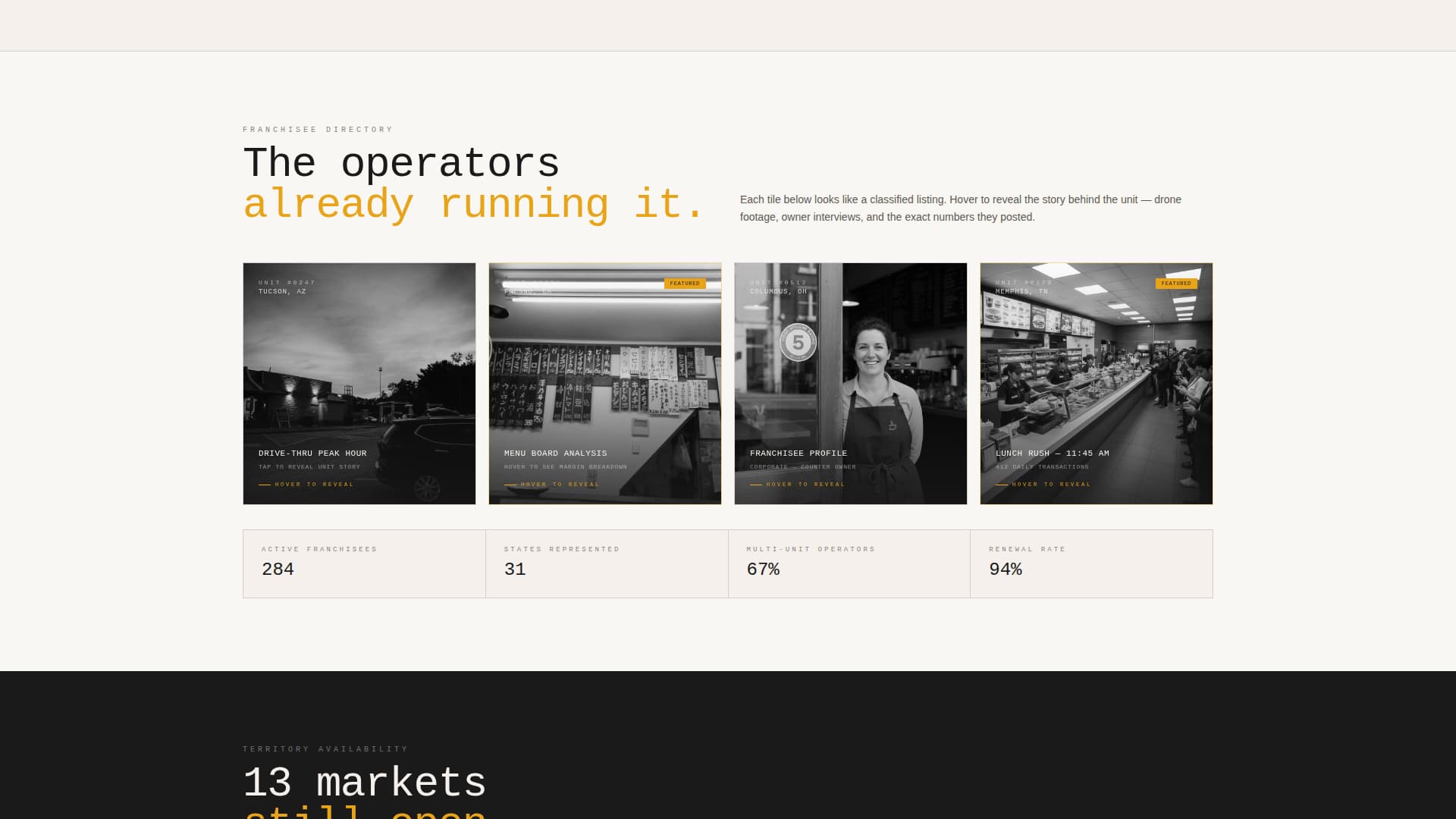 Franchise Business Professional Website Template