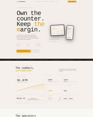 Franchise Business Professional Website Template
