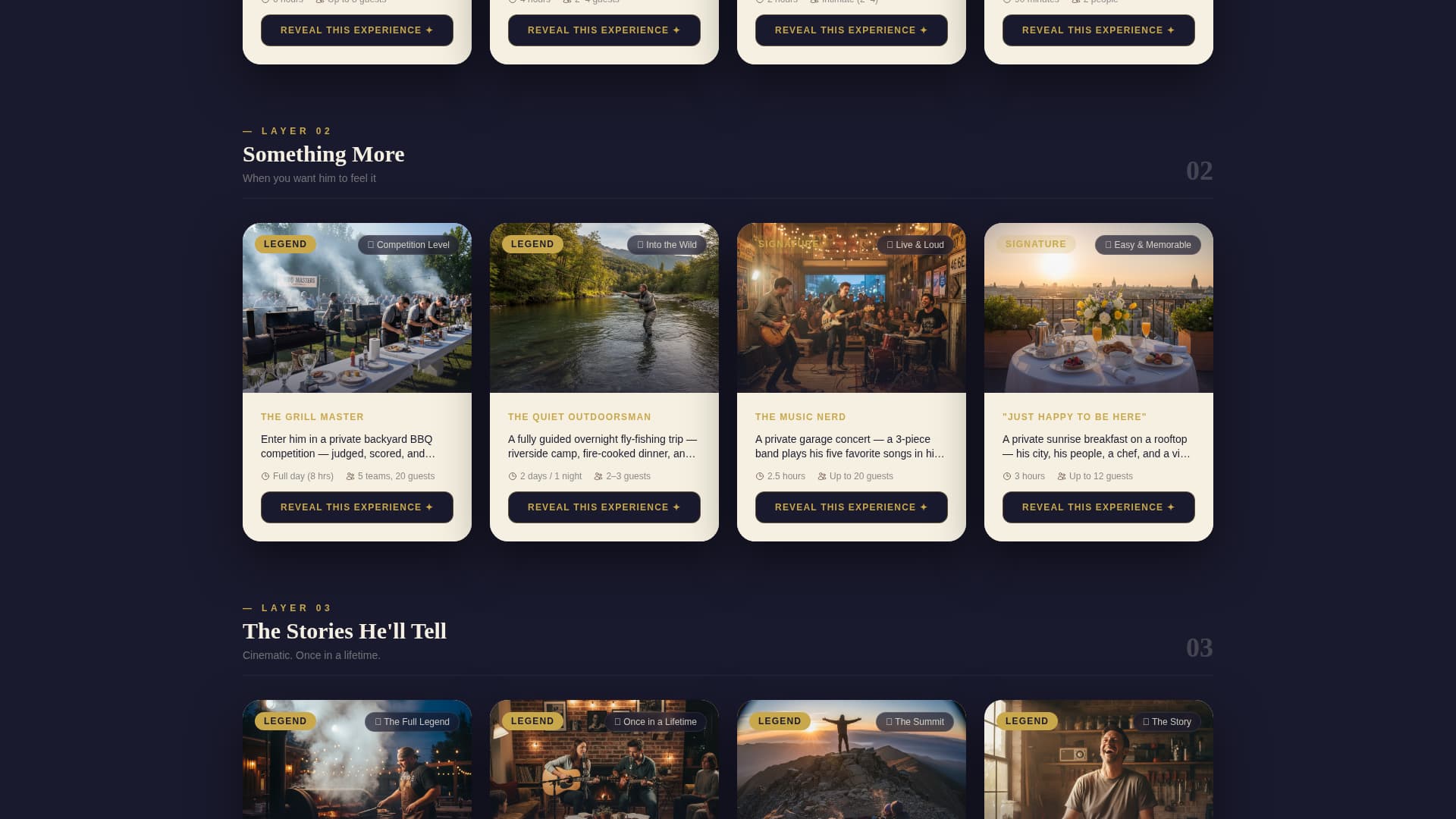 Father's Day Business Booking Website Template