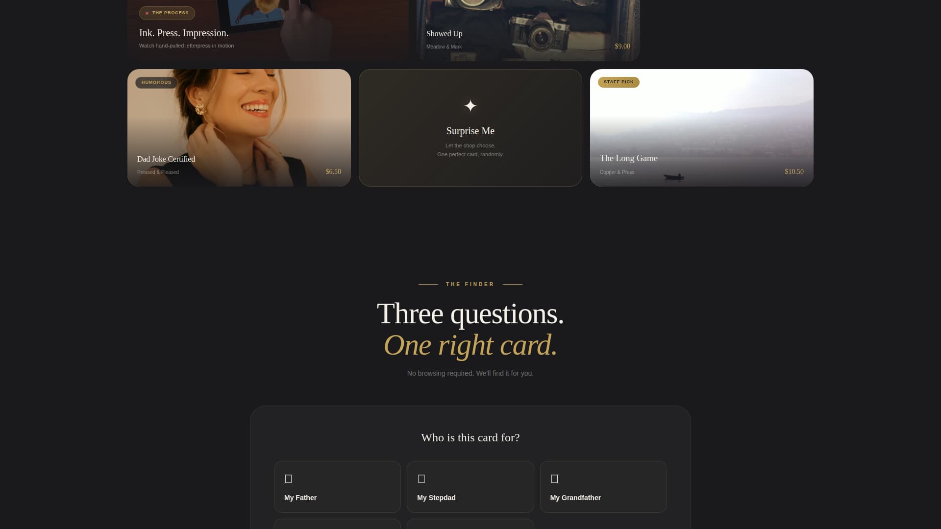 Father's Day Business Specialist Professional Website Template