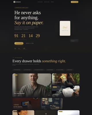 Father's Day Business Specialist Professional Website Template