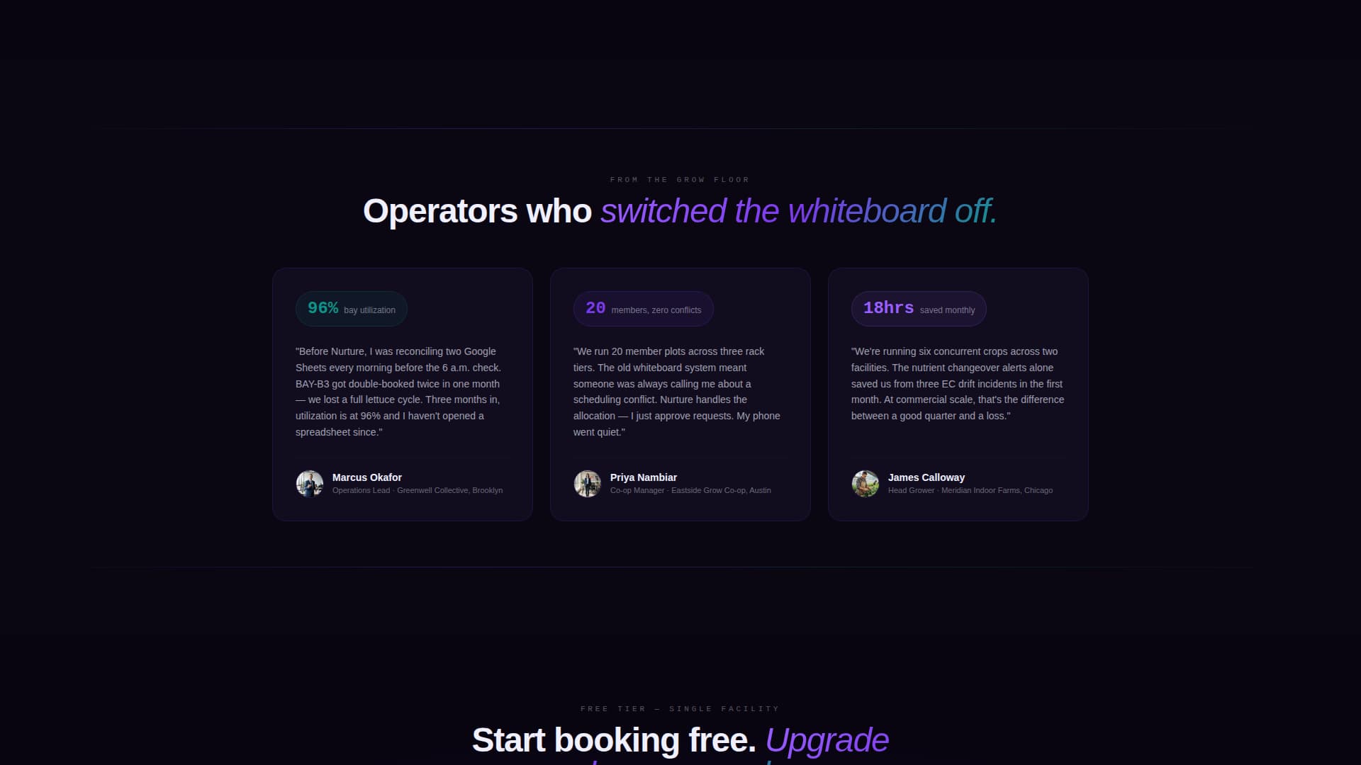 Nurture - Powerful Hydroponics Landing Page Template