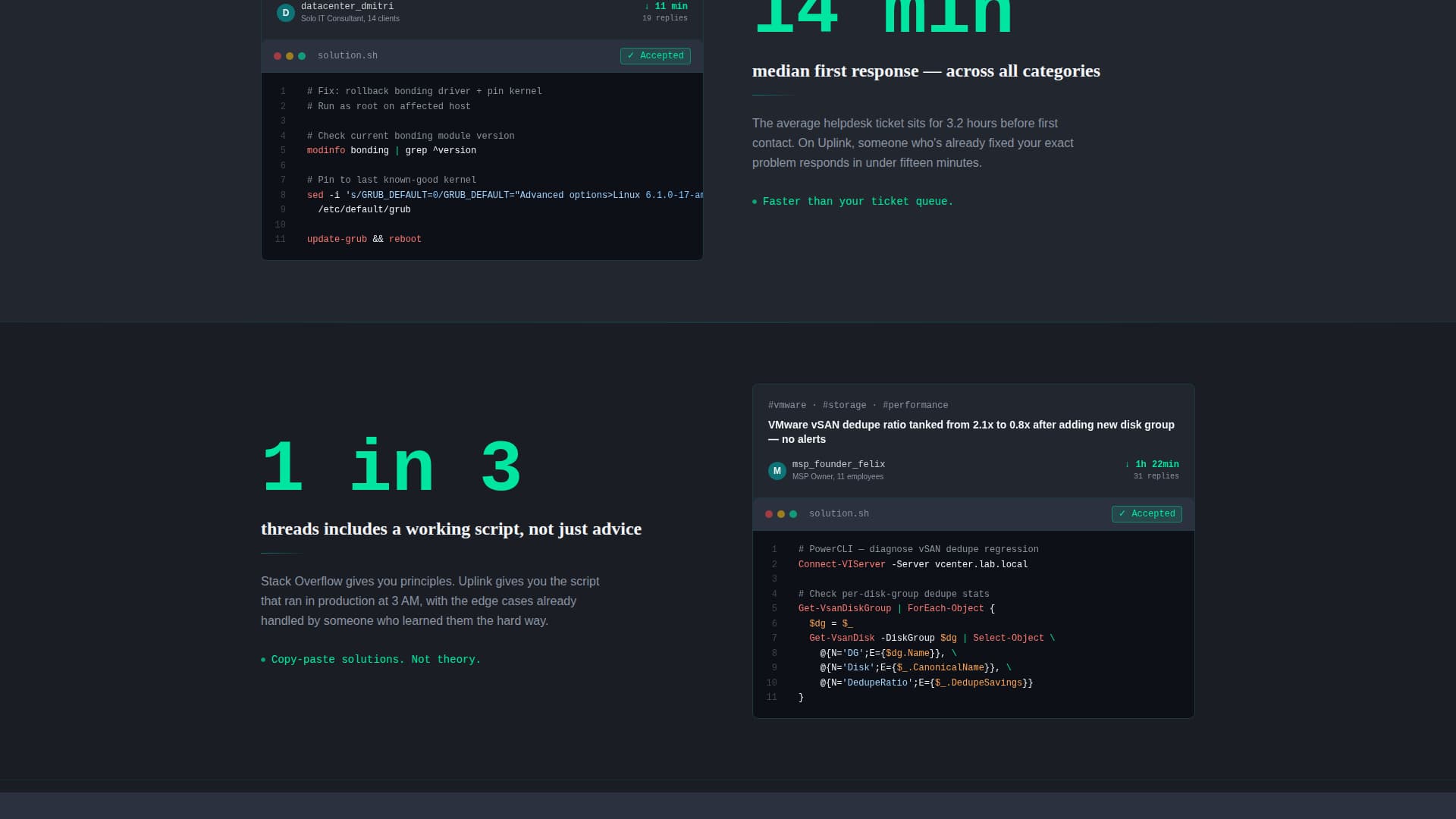 Uplink - Dynamic Itservices Landing Page Template