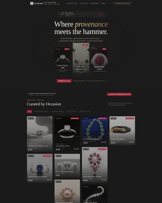 Auction Platforms & Types Professional Website Template