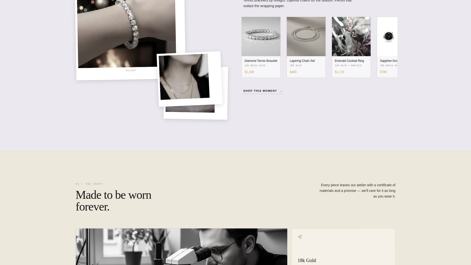 Adorn - Elegant Jewelry Landing Page Template