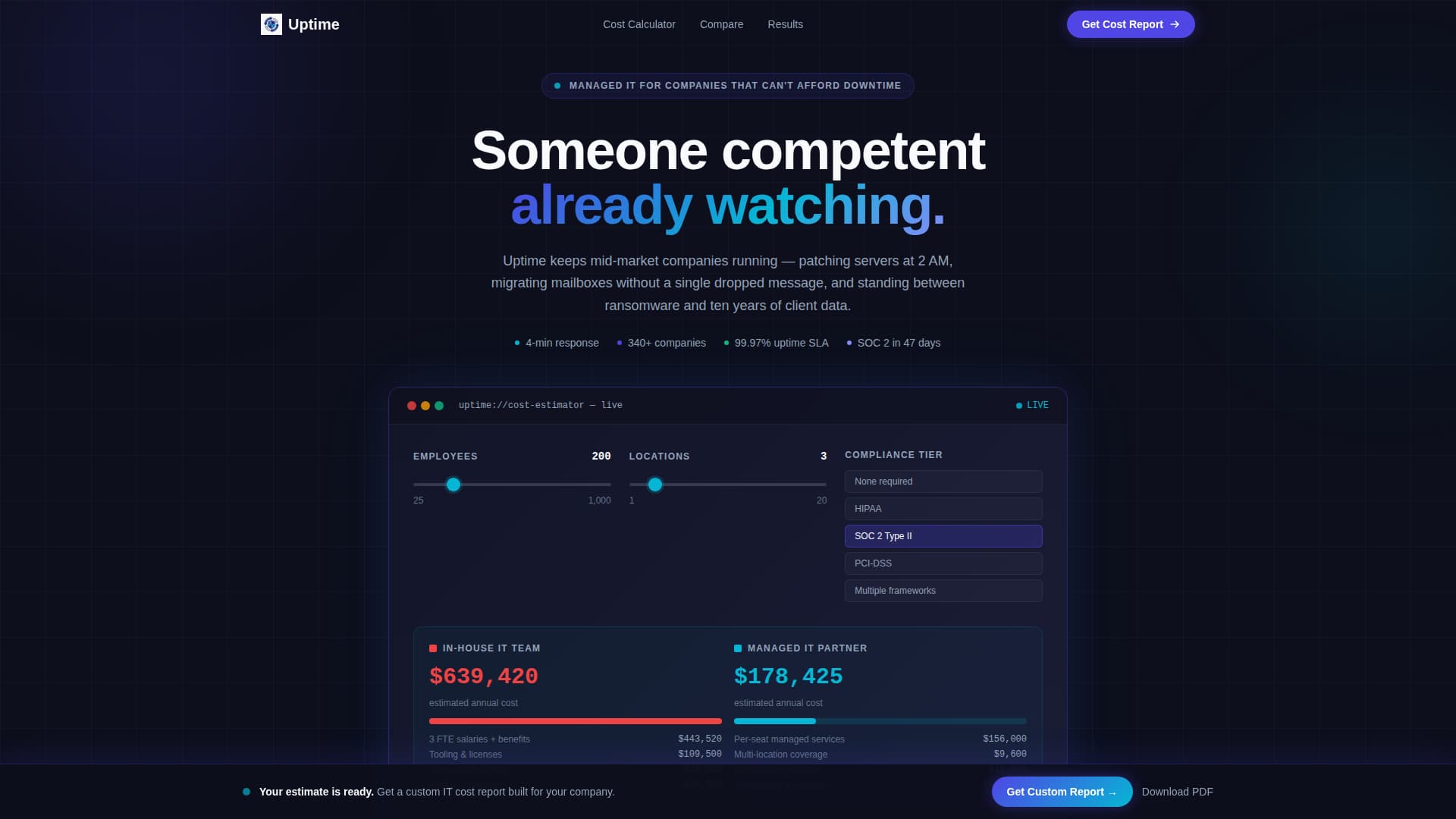 Backbone — Enterprise IT Solutions Landing Page Template