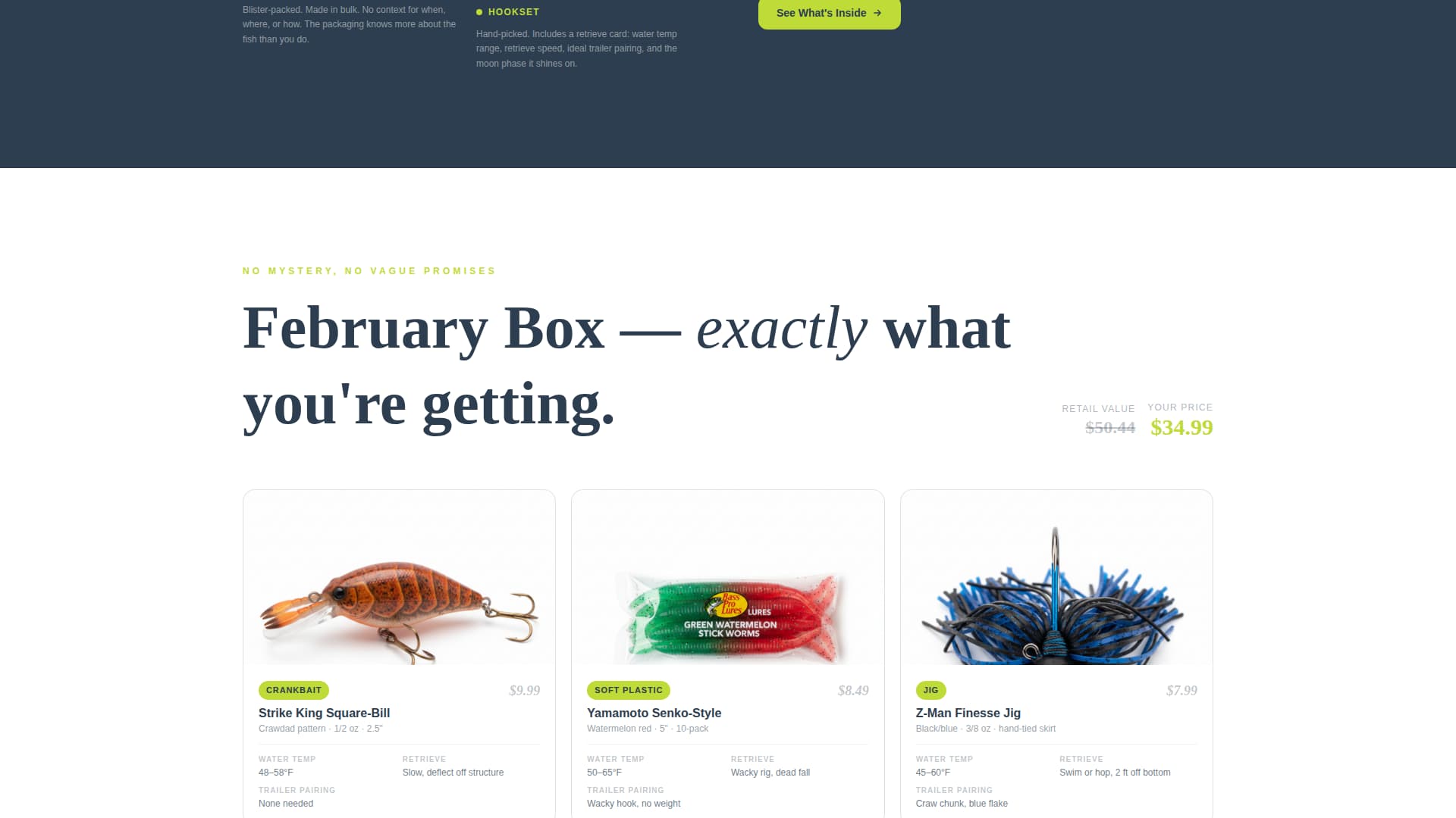 Fishing Lures & Tackle Store Professional Website Template